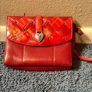 Red Heart-Embellished Women's Bag